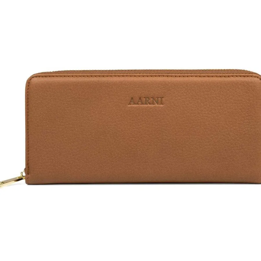 Hirvennahkainen Clutch, Konjakki/Hopea>Aarni Flash Sale