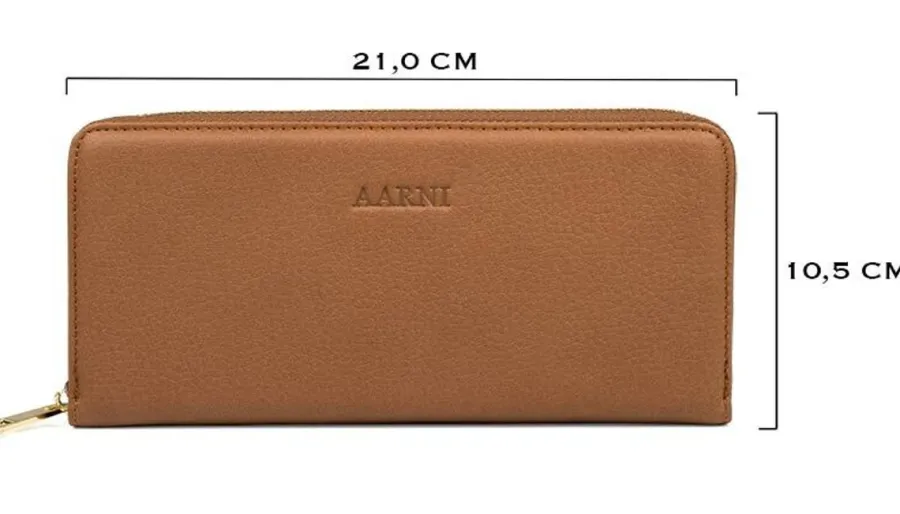 Hirvennahkainen Clutch, Konjakki/Hopea>Aarni Flash Sale