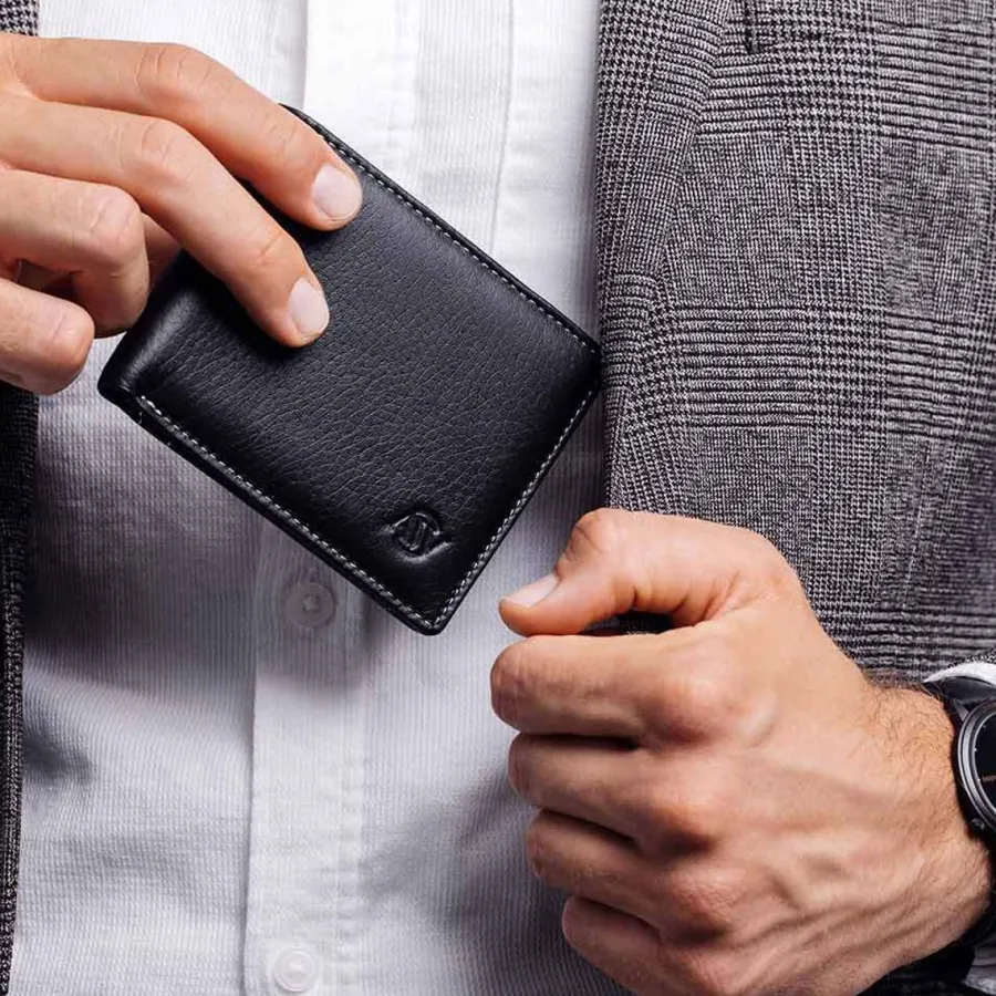 Hirvennahkainen Lompakko Kolikkotaskulla Rfid>Aarni Clearance