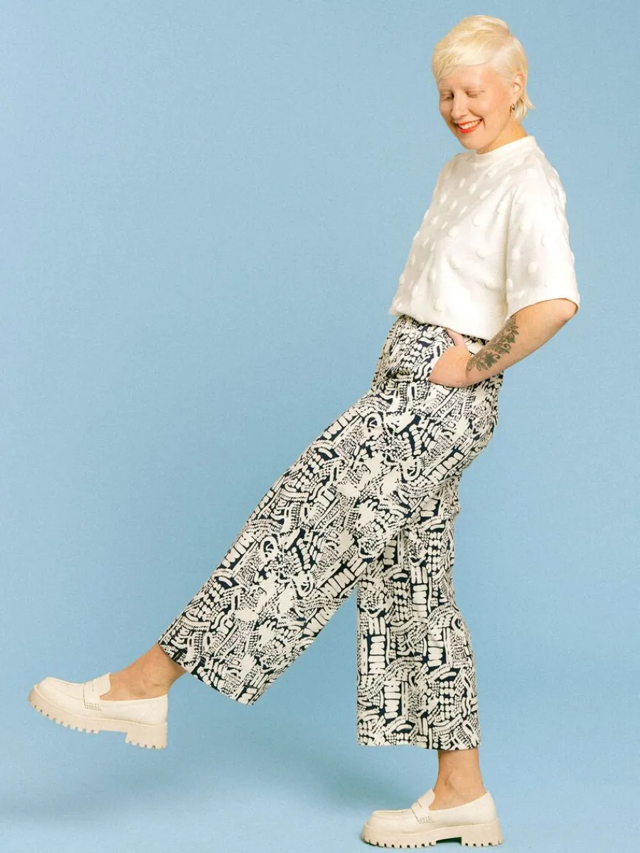 Alessia Culottes Housut, Atrium Navy>Aarre Clearance