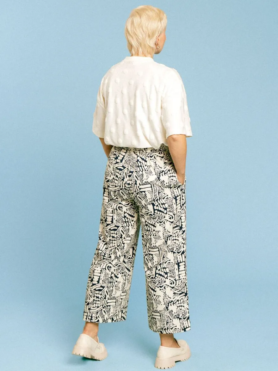 Alessia Culottes Housut, Atrium Navy>Aarre Clearance
