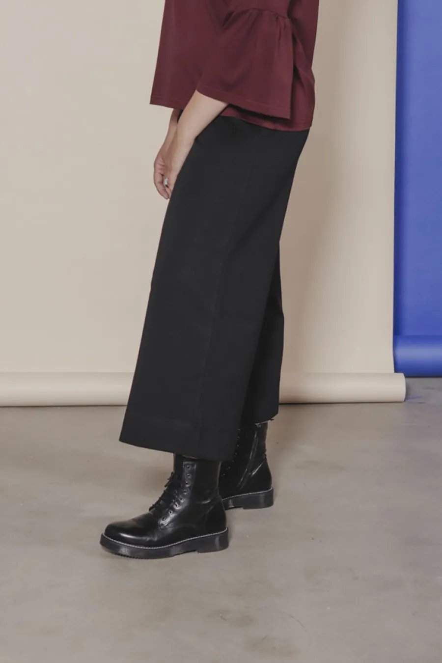 Alex Culottes Housut, Musta>Aarre Online