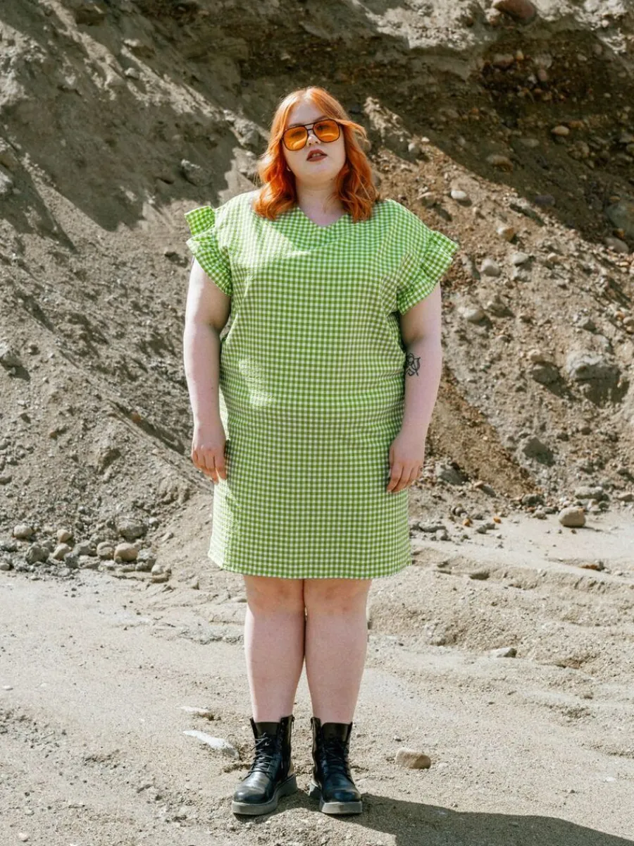 Marisol Mekko, Gingham Vihrea>Aarre Hot