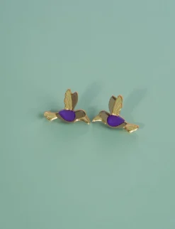 Kolibri Nappikorvakorut, Violetti>Butoni Store