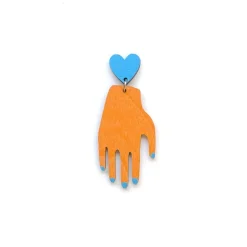 Hand Heart Nappikorvakorut>Crazy Granny Designs Best Sale