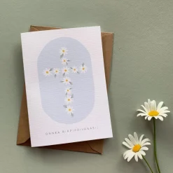 Helle Kakkararisti 2 Os. Postikortti, V.Sininen>Helle Visuals Flash Sale