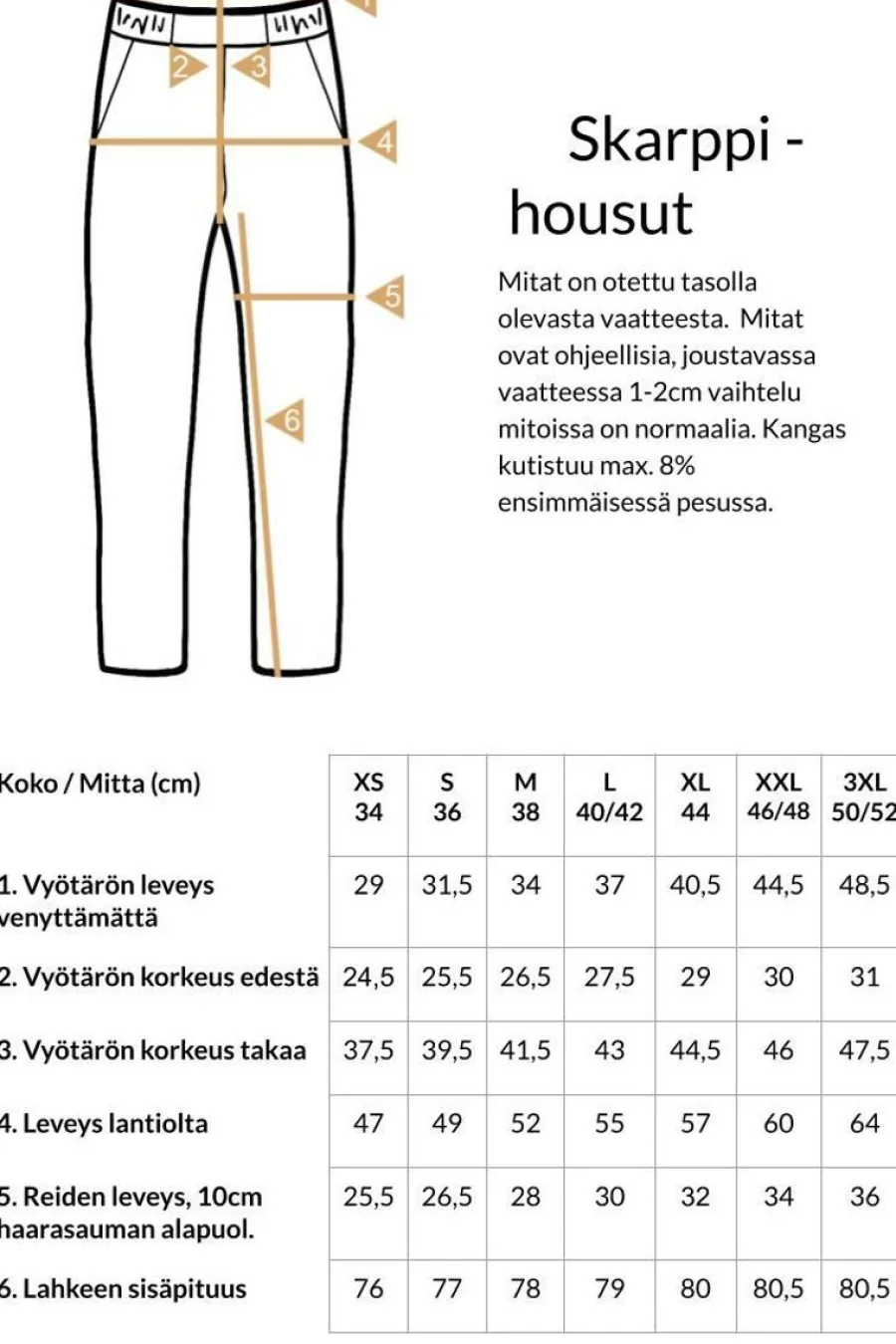 Skarppi Housut, Musta>Hujaus Discount