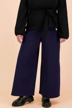 Everyday Culottes-Housut, Tummansininen><noscript><img width=