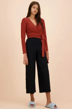 Everyday Culottes-Housut, Musta><noscript><img width=