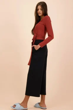 Everyday Culottes-Housut, Musta><noscript><img width=