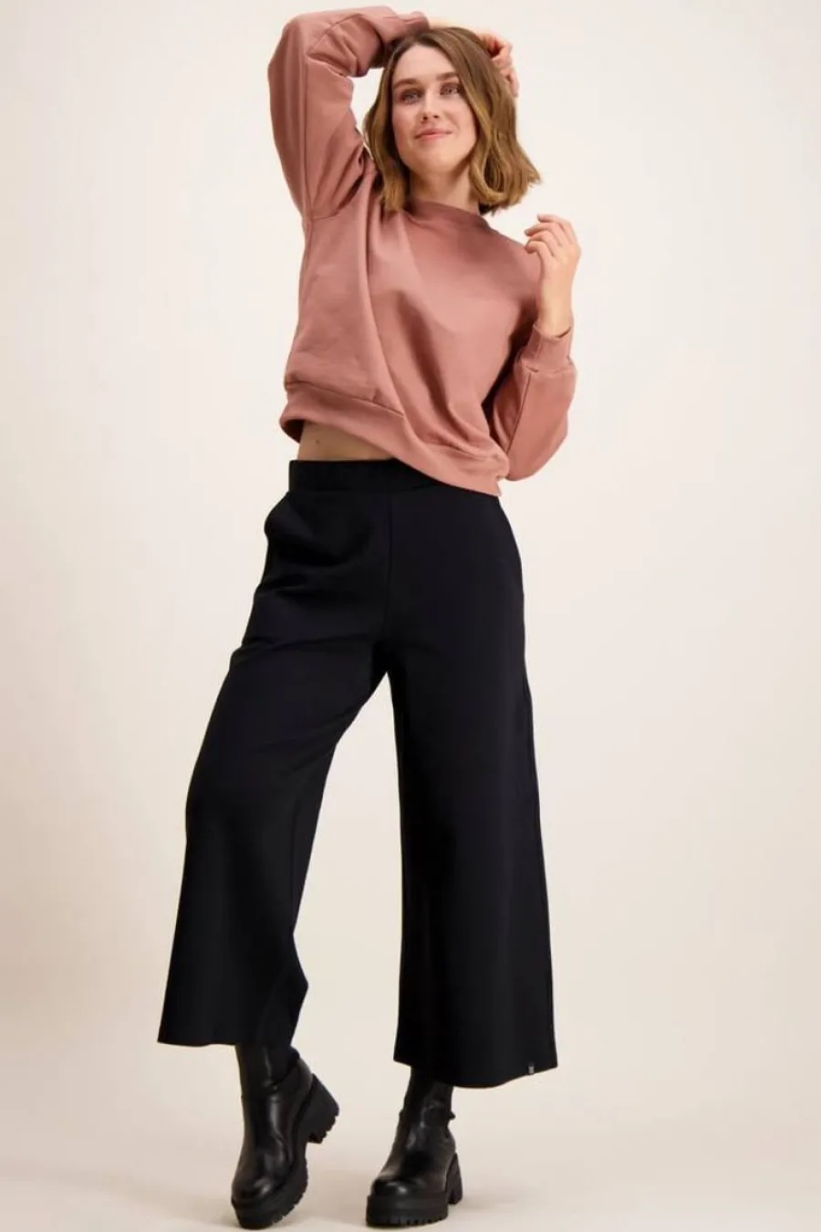 Everyday Culottes-Housut, Musta>Kaiko Store
