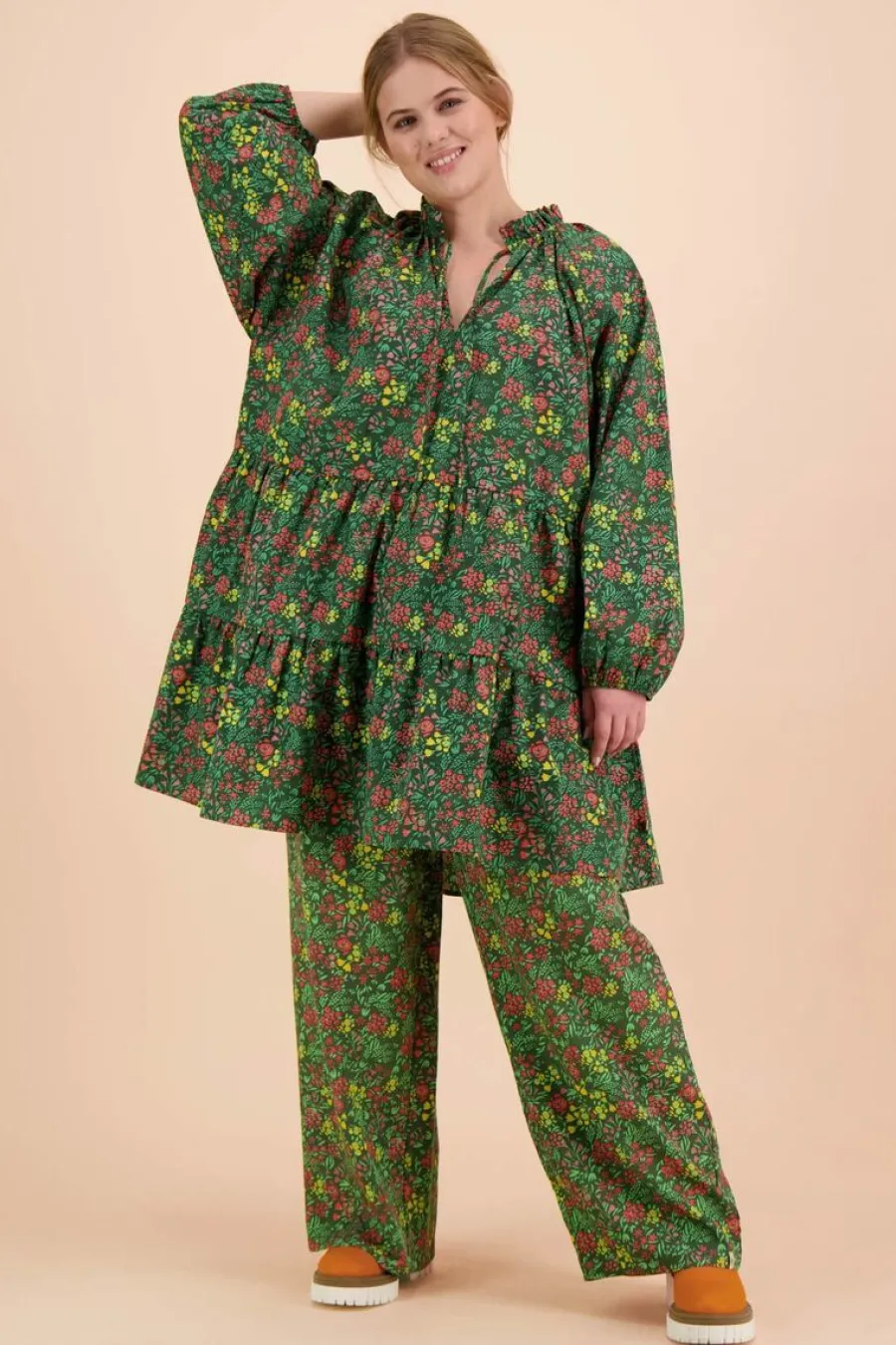 Flowy Housut, Green Meadow>Kaiko Flash Sale
