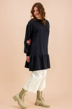 Ruffle Collegemekko, Musta><noscript><img width=