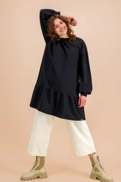 Ruffle Collegemekko, Musta><noscript><img width=