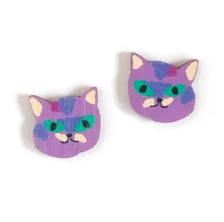 Kissa Nappikorvakorut, Laventeli>Crazy Granny Designs Shop