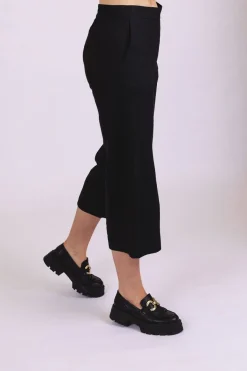 Culottes Pellavahousut, Musta><noscript><img width=