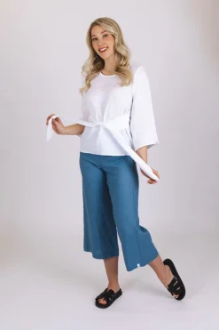 Culottes Pellavahousut, Bluestone><noscript><img width=
