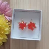 Orange Korvakorut>Laura Eveliina Design Shop