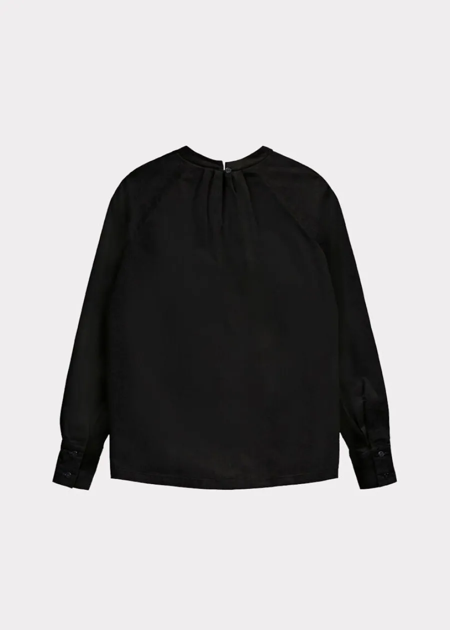 Pleated Paita, Musta Babycord>Papu Best Sale