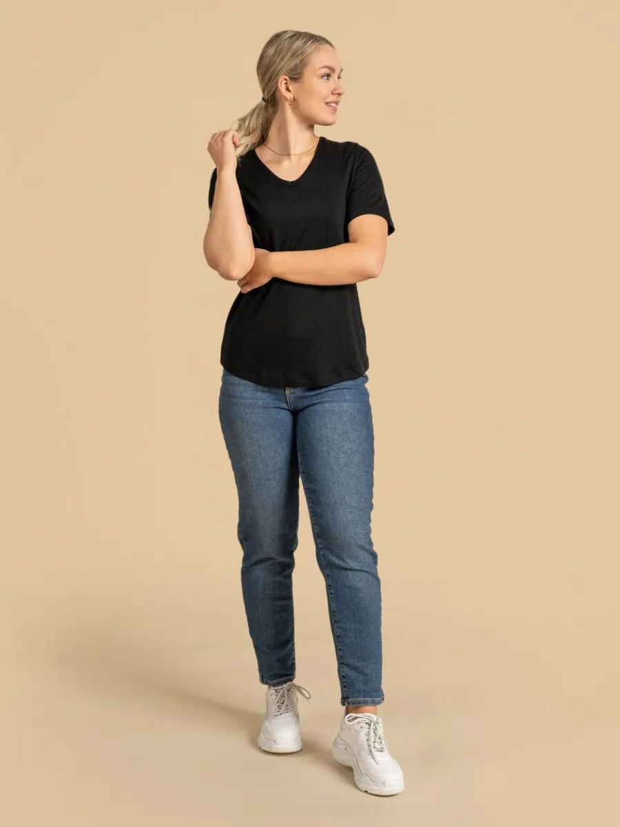 Riva Aava T-Paita, Musta>Riva Clothing Clearance