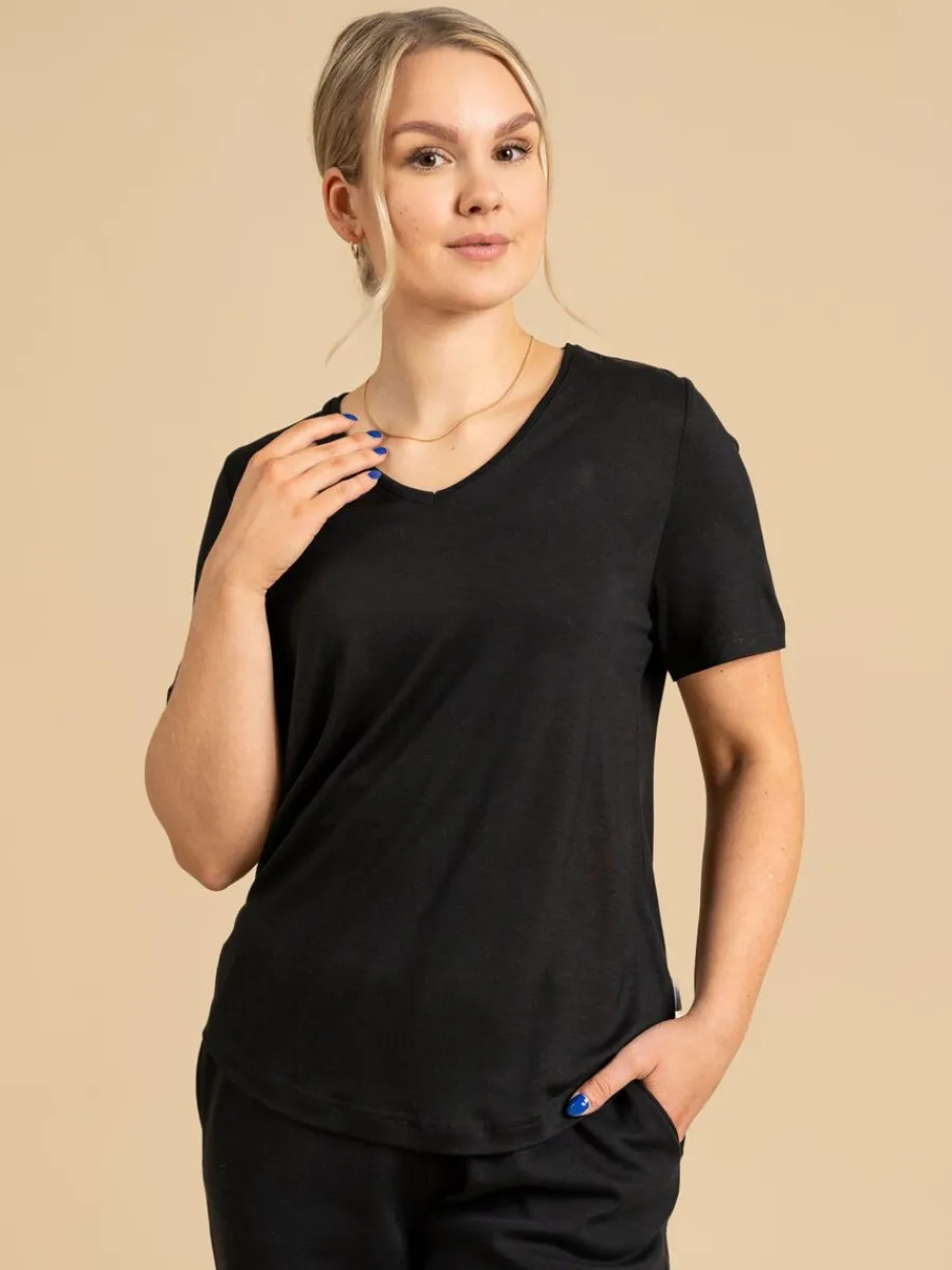 Riva Aava T-Paita, Musta>Riva Clothing Clearance