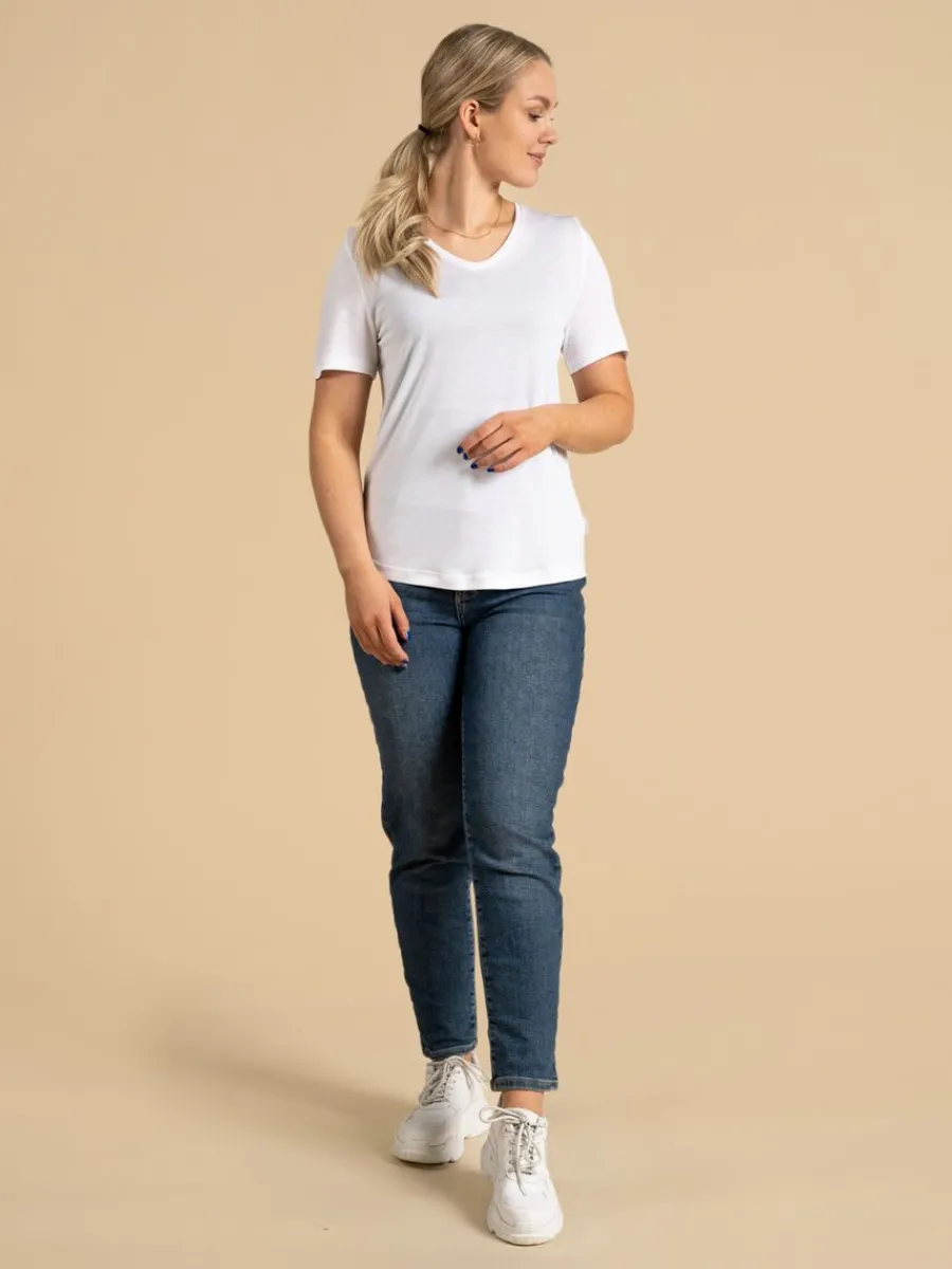 Riva Aava T-Paita, Valkoinen>Riva Clothing Hot