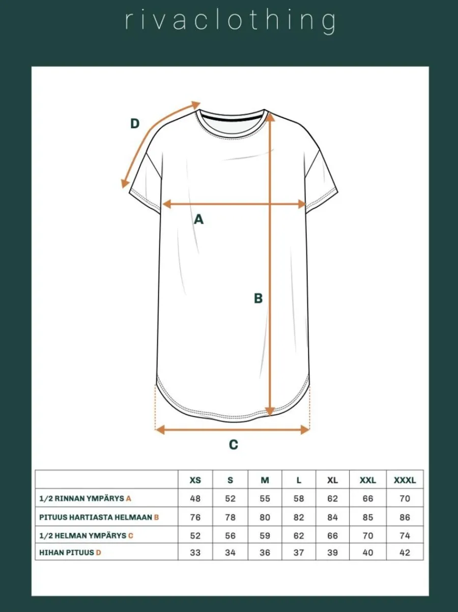 Riva Muisto T-Paita, Pitka>Riva Clothing Cheap