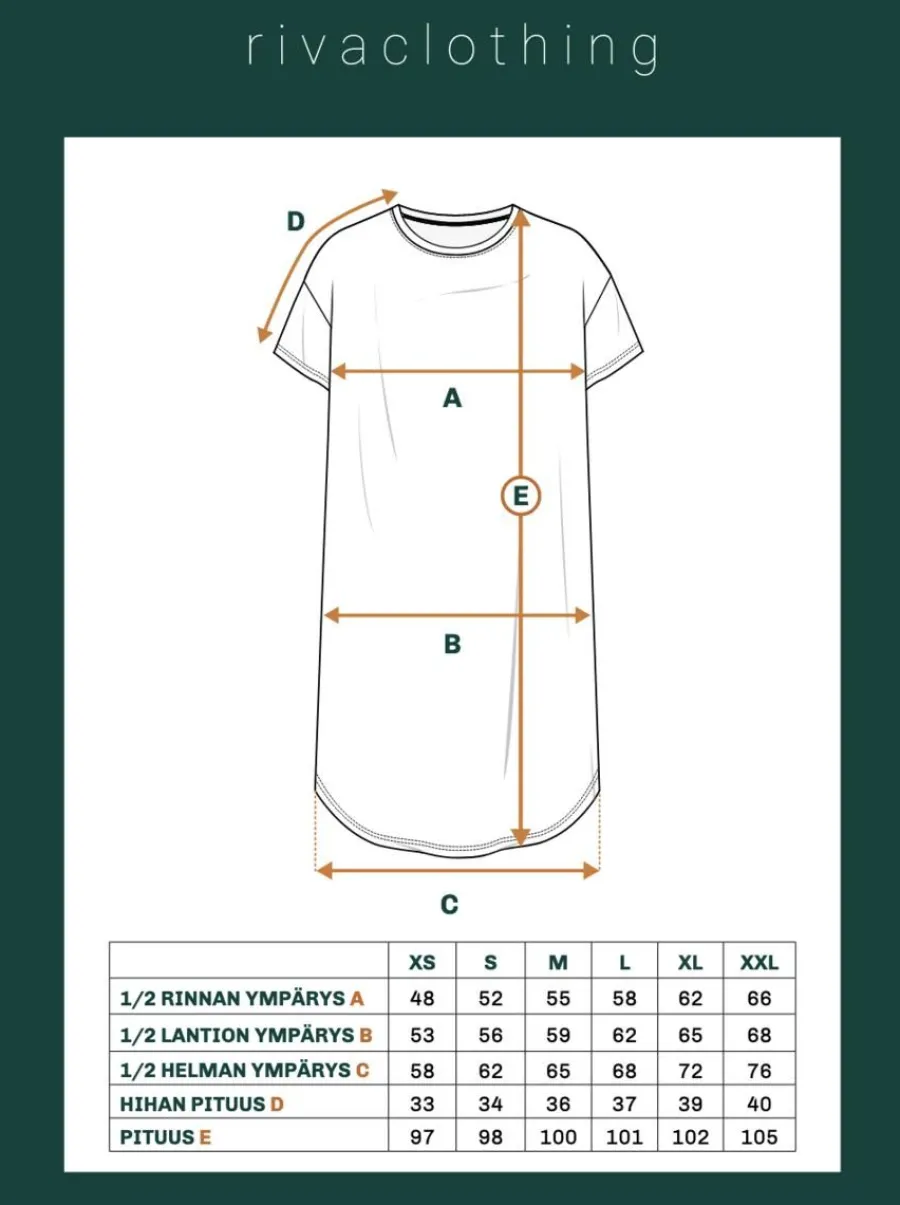 Riva Noki T-Paita, Ekstrapitka>Riva Clothing Shop